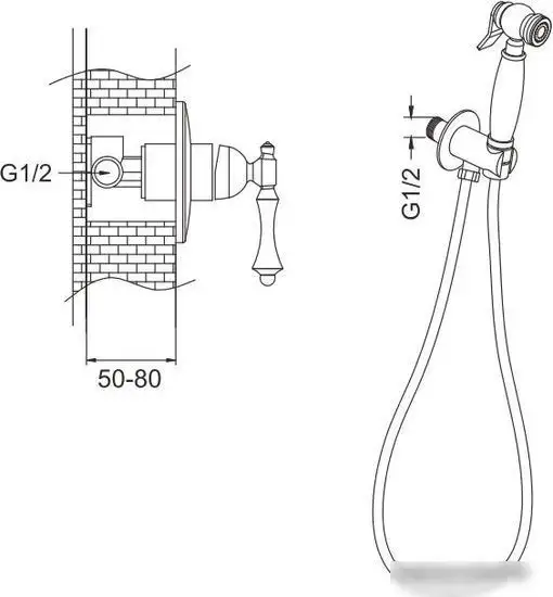 Смеситель Rose R0105 - фото товара