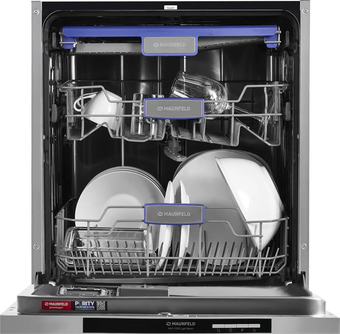 Встраиваемая посудомоечная машина MAUNFELD MLP-123D Light Beam - фото товара