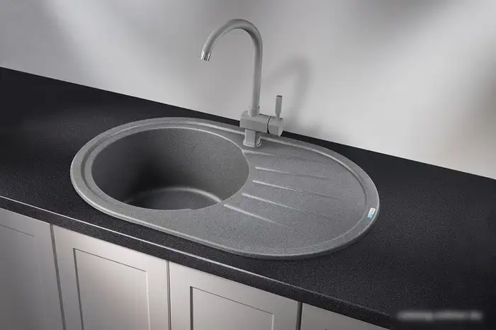 Кухонная мойка Granula ST-7601 (графит) - фото товара