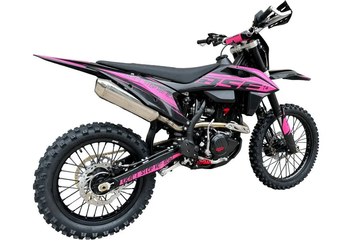 Мотоцикл BSE T4 ZS172FMM-5 B0T4YE015HNH1 (розовый) – фото товара