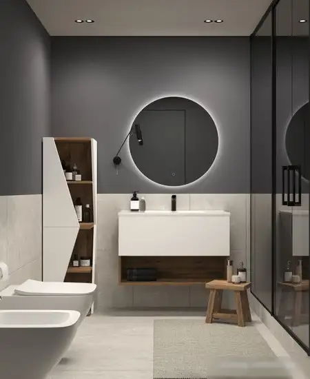 ЗОВ Тумба под умывальник Кито-2 100 2K100LA0MWM (аттик/белый матовый) – фото товара