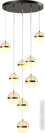 Подвесная люстра Maytoni Area MOD295PL-L120BBS3K – изображение в каталоге