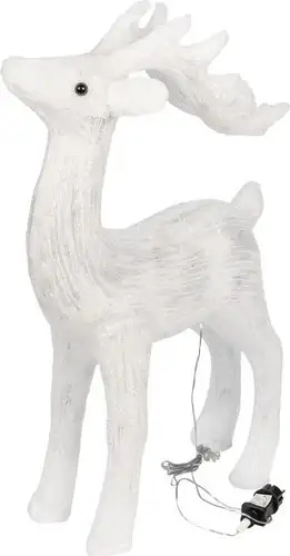 2D-фигура Neon-Night Олень 50х25х75 см 513-280 (белый)