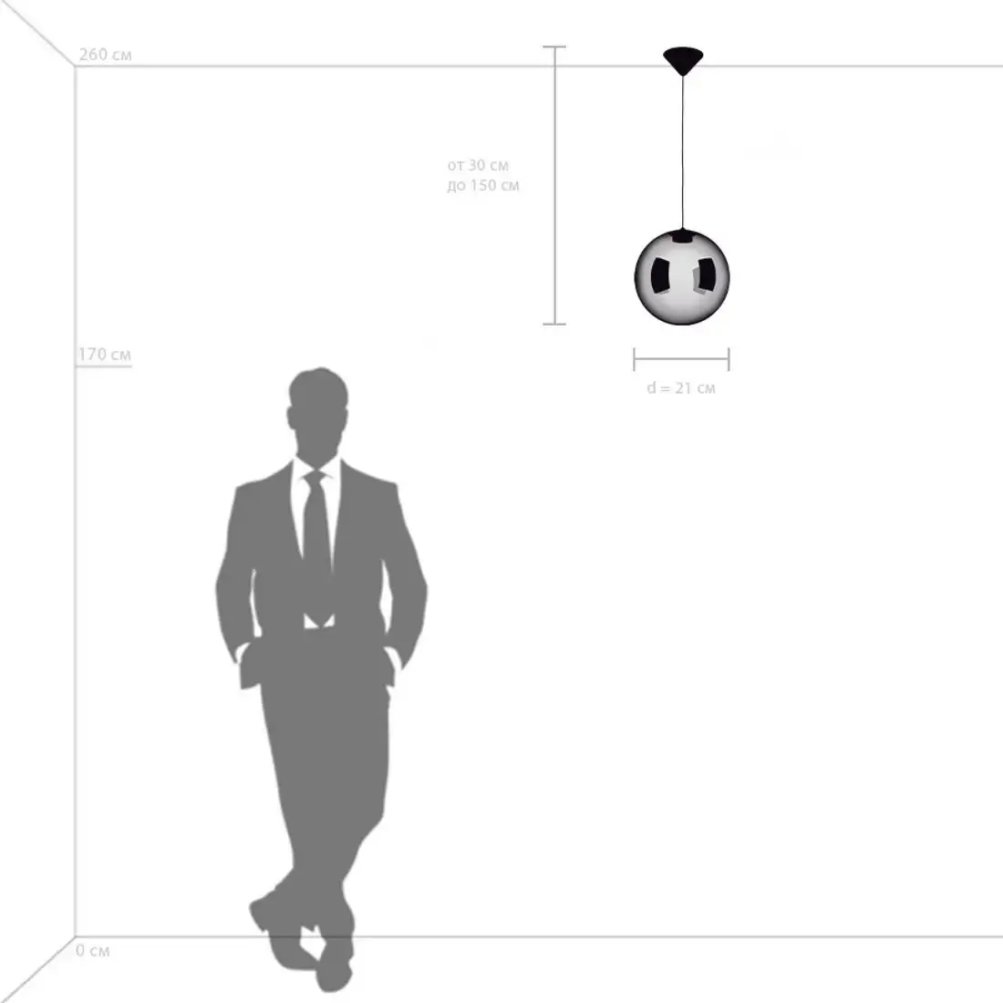 Подвесная люстра Lightstar Sferetta 801010 – фото товара