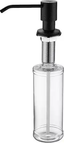 Дозатор для жидкого мыла Paulmark Sauber D002-418 (черный металлик) – изображение в каталоге