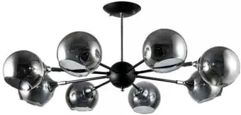 Люстра средней высоты Arte Lamp Lagos A2708PL-8BK – изображение в каталоге
