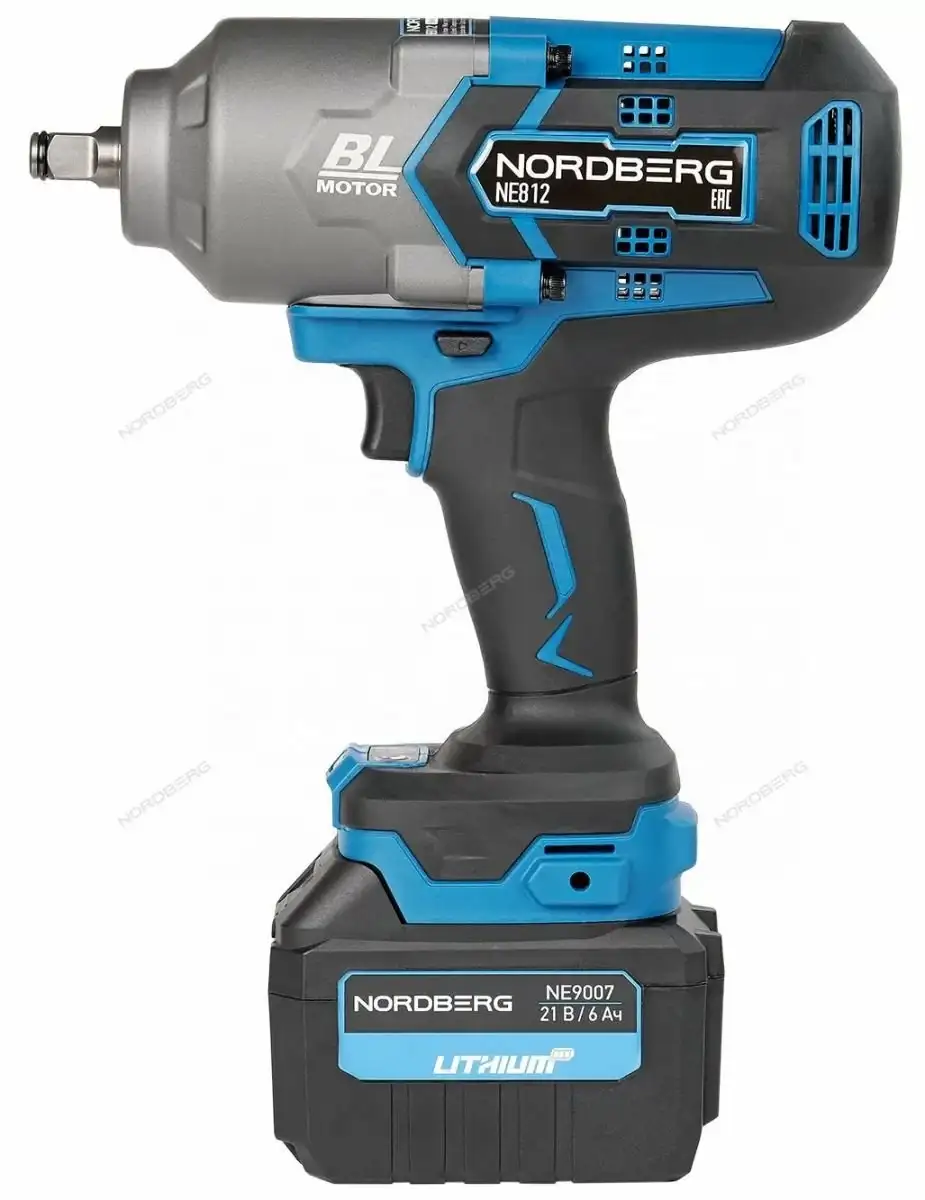 Гайковерт аккумуляторный NORDBERG NE812K 1/2 – фото товара