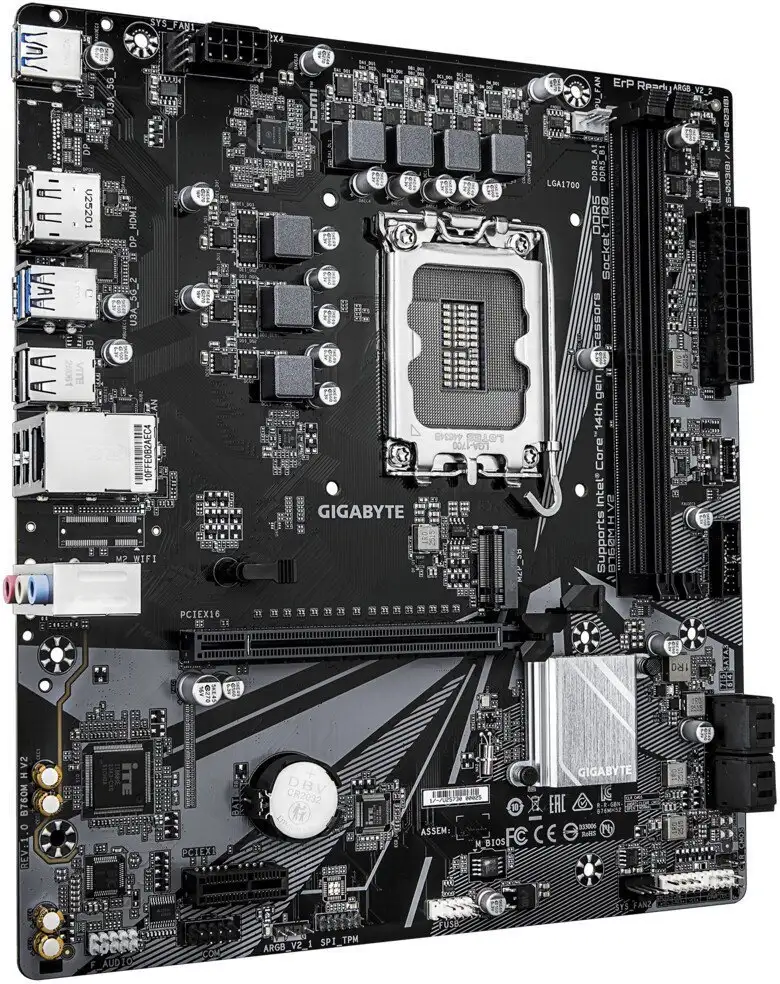 Материнская плата Gigabyte B760M H V2 – фото товара