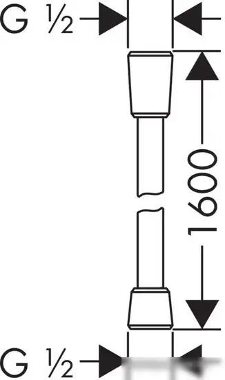 Душевой шланг Hansgrohe Isiflex 28276000 (хром) - фото товара