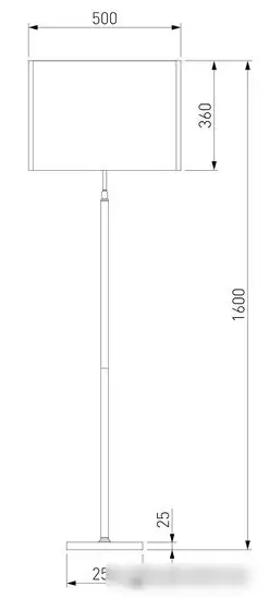 Торшер Евросвет 01163/1 (латунь)