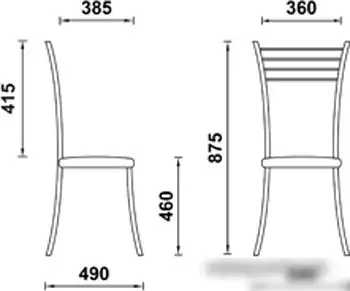 Стул UTFC Бистро CH (S0406 фисташковый) – фото товара
