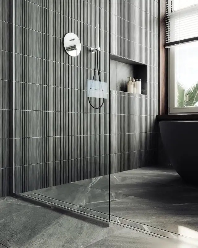 Душевая стенка MaybahGlass 195x69 MGD-701-5у (прозрачное стекло/хром матовый) - фото товара