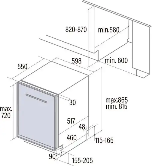Встраиваемая посудомоечная машина CATA LVI 61013/A - фото товара