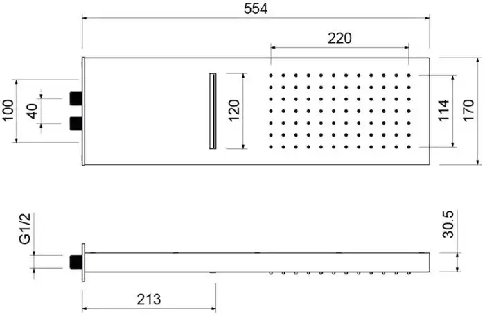 Душевая лейка Aquatek AQ2085CR - фото товара