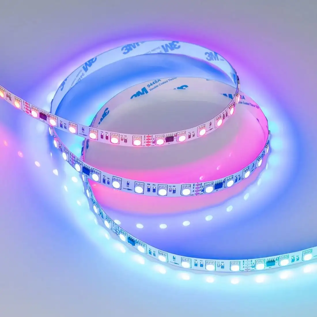 Светодиодная лента Arlight 16W/m 72LED/m 5060SMD разноцветный 5М DMX-B72-10mm 24V 037869 – фото товара