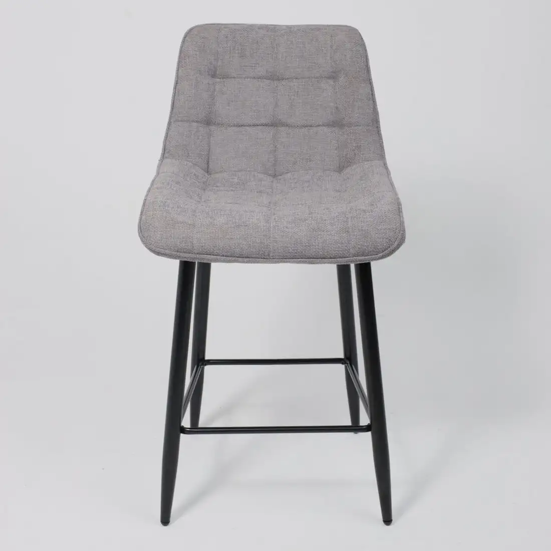 Стул AksHome Baron (серый микровелюр CD2302-26/черный) – фото товара