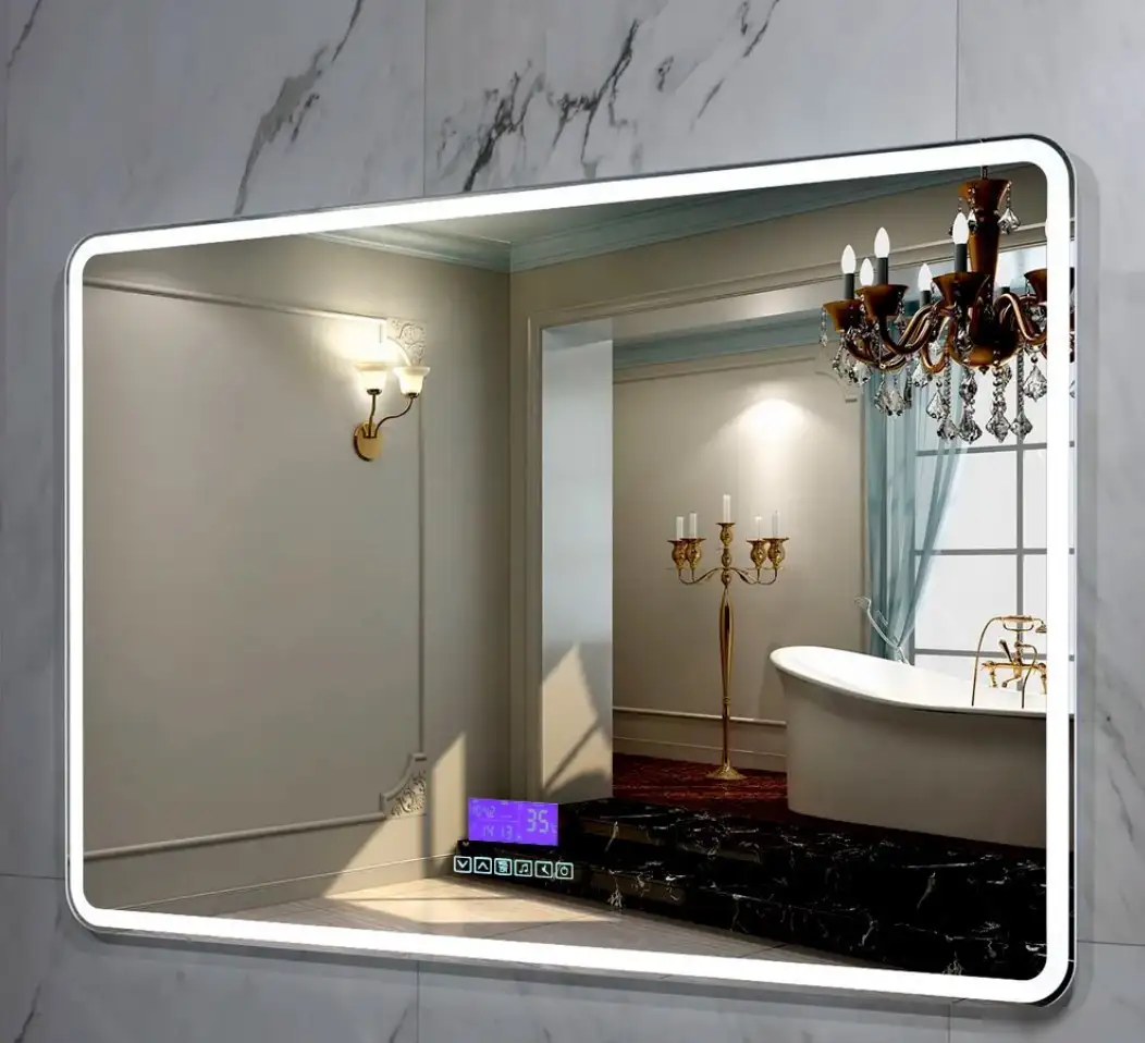 Пекам Зеркало Marta 1 80x60 marta1-80x60M (с подсветкой,с многофункциональной панелью) – фото товара