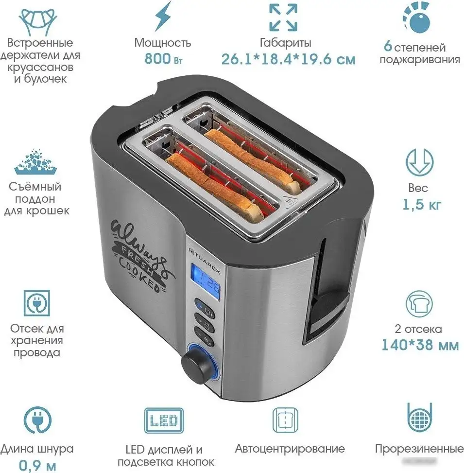 Тостер Tuarex TK-6005 – фото товара