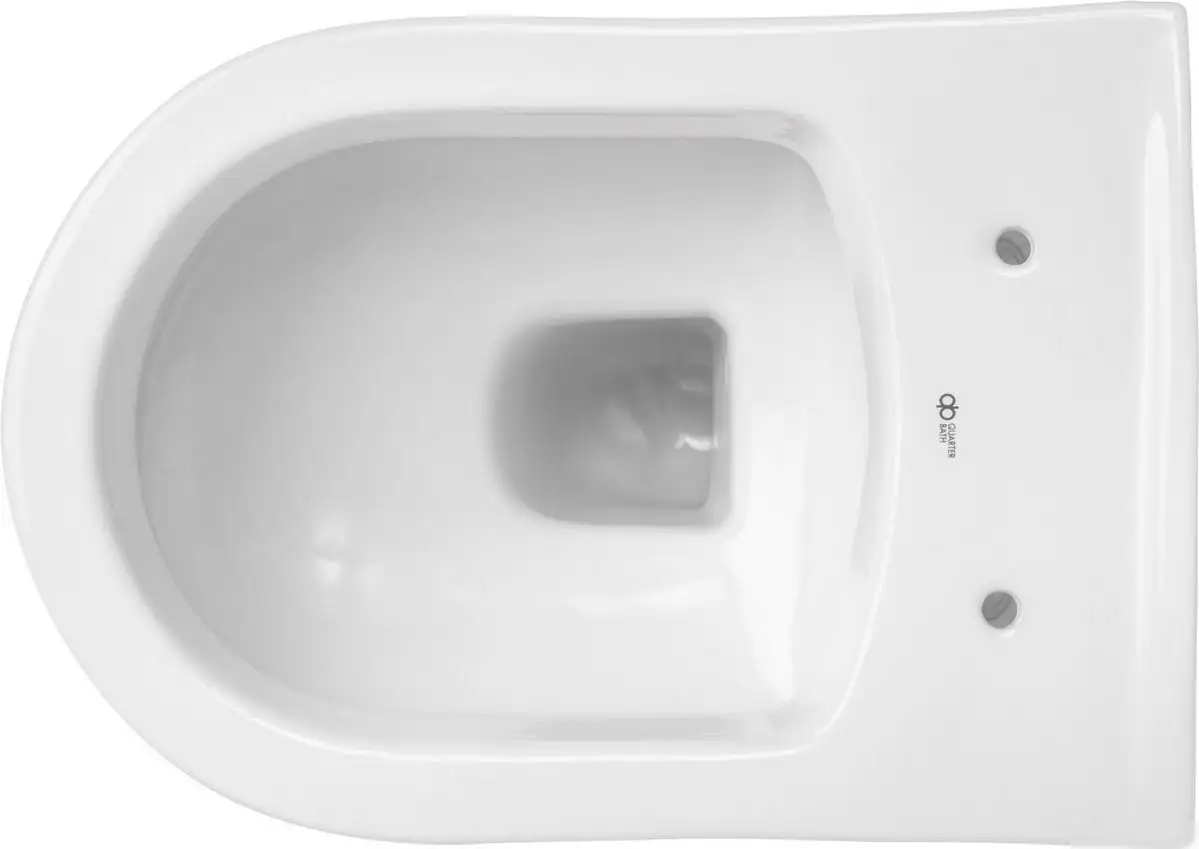 Унитаз подвесной Quarter Bath Deep Old Type 52см 70DE02001 (белый, без отверстия для биде) - фото товара