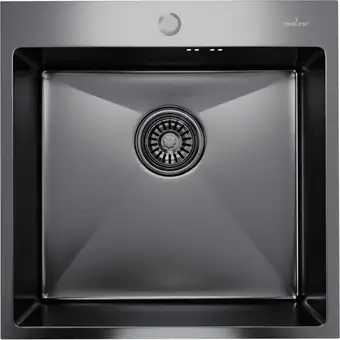 Кухонная мойка Mixline 547230 (черный графит, 3 мм)