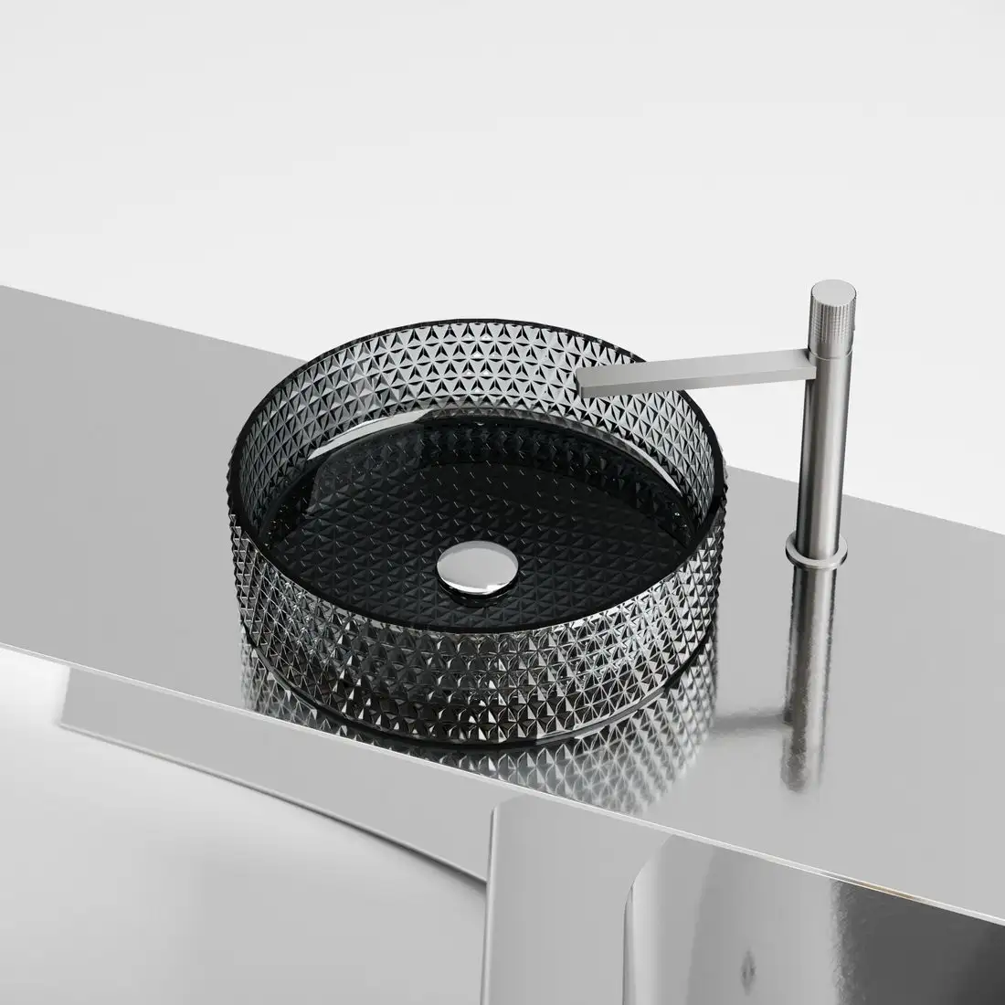 Умывальник Ceramica Nova Element CN6060 (черный) - фото товара