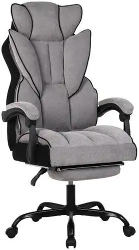Игровое (геймерское) кресло King Style Pluffy Fabric Black (серый) – изображение в каталоге