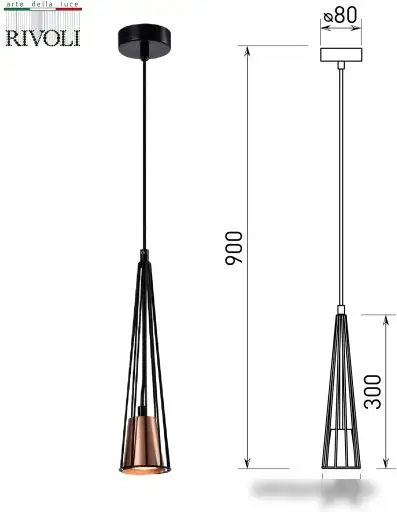 Подвесная люстра Rivoli Emily 4160-201 Б0055018 – фото товара