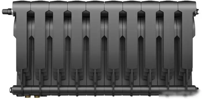 Биметаллический радиатор Royal Thermo BiLiner 350 Noir Sable VDR (10 секций) - фото товара