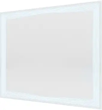 Пекам Зеркало Lines 80x60 lines-80x60dcl (с подсветкой, с сенсором на взмах руки, часами)