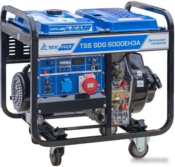 Дизельный генератор ТСС SDG 6000EH3A – фото товара