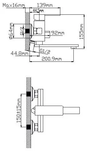 Смеситель Wisent WP30006 - фото товара