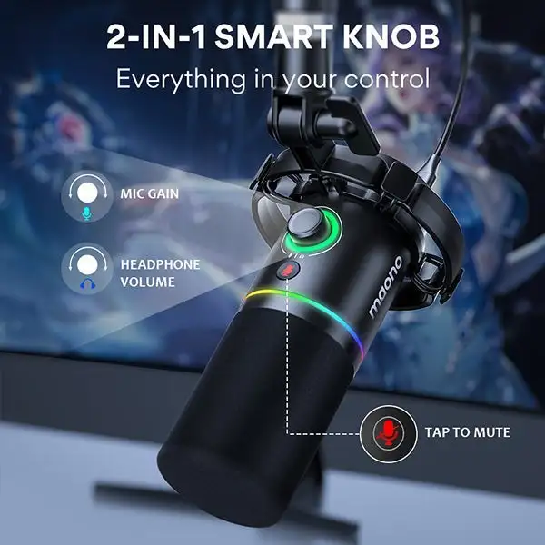Проводной микрофон Maono PD200X (черный) – фото товара