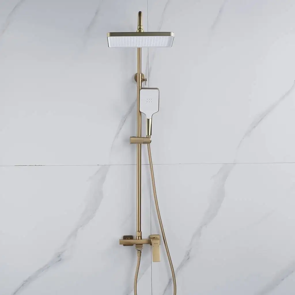 Душевая система Shevanik S4436G (золотой сатин) - фото товара