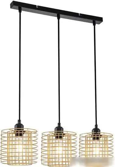 Подвесная люстра Escada Grid 10190/3S E27*40W Gold – фото товара