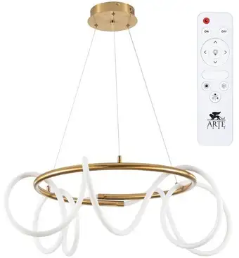 Подвесная люстра Arte Lamp Klimt A2850LM-75PB – изображение в каталоге