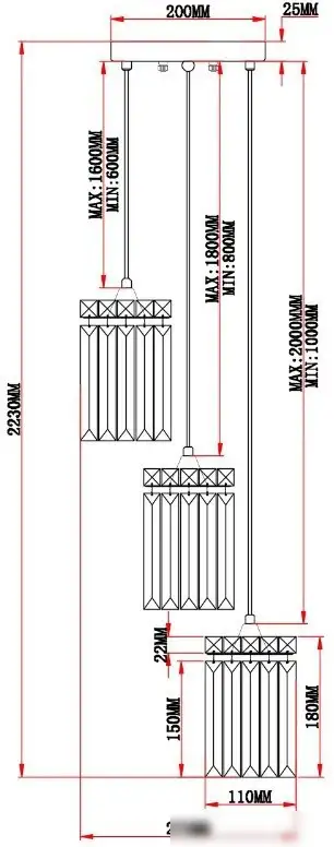 Подвесная люстра Moderli Levi V10760-3P – фото товара