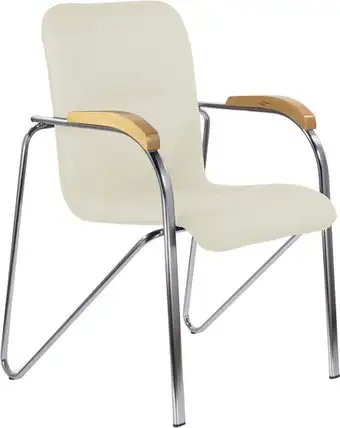 Офисный стул Brabix CF-105 532762 (хром/бежевый) – изображение в каталоге