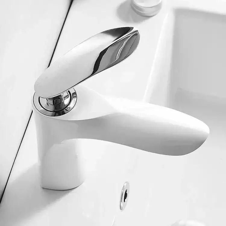 Смеситель Grocenberg GB2001 (белый хром) - фото товара