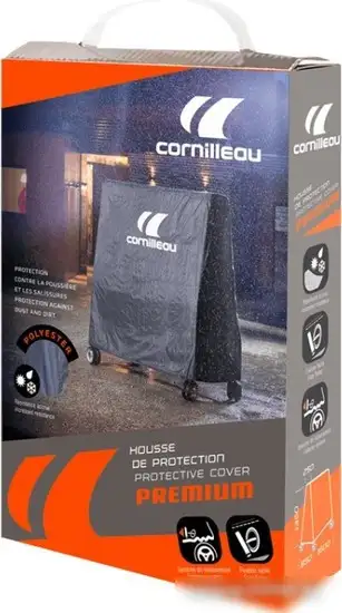 Чехол для теннисного стола Cornilleau Premium Table Cover (серый) – фото товара