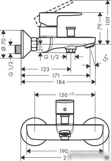 Смеситель Hansgrohe Vernis 71440000 - фото товара