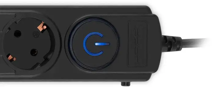 Сетевой фильтр IPPON BK-6-EU-1.8-10-B (1.8м, 6 розеток, черный) – фото товара