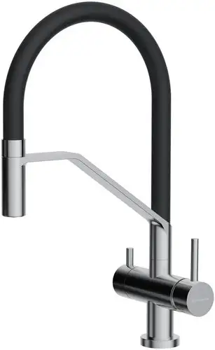 Смеситель Omoikiri Akeno-BN (нержавеющая сталь/черный) - изображение в каталоге