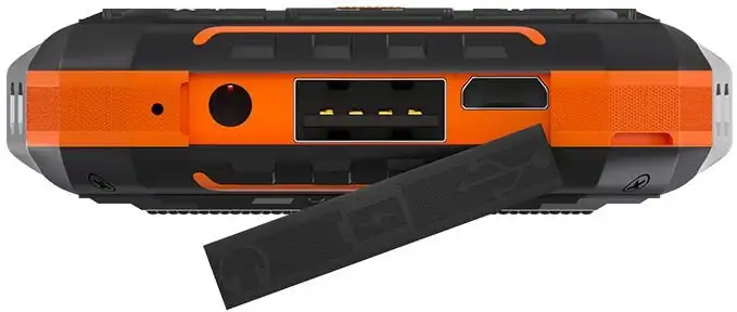 Кнопочный телефон Maxvi T101 (оранжевый) – фото товара