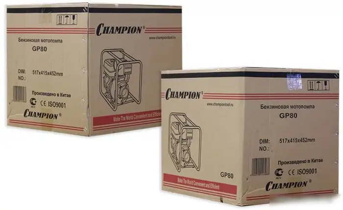 Мотопомпа Champion GP80 - фото товара