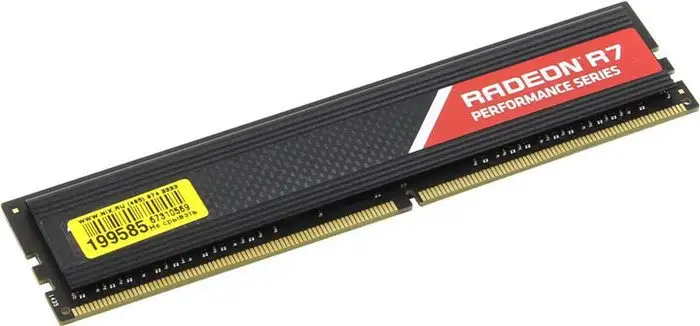 Оперативная память AMD Radeon R7 Performance 4GB DDR4 PC4-17000 (R744G2133U1S) – фото товара