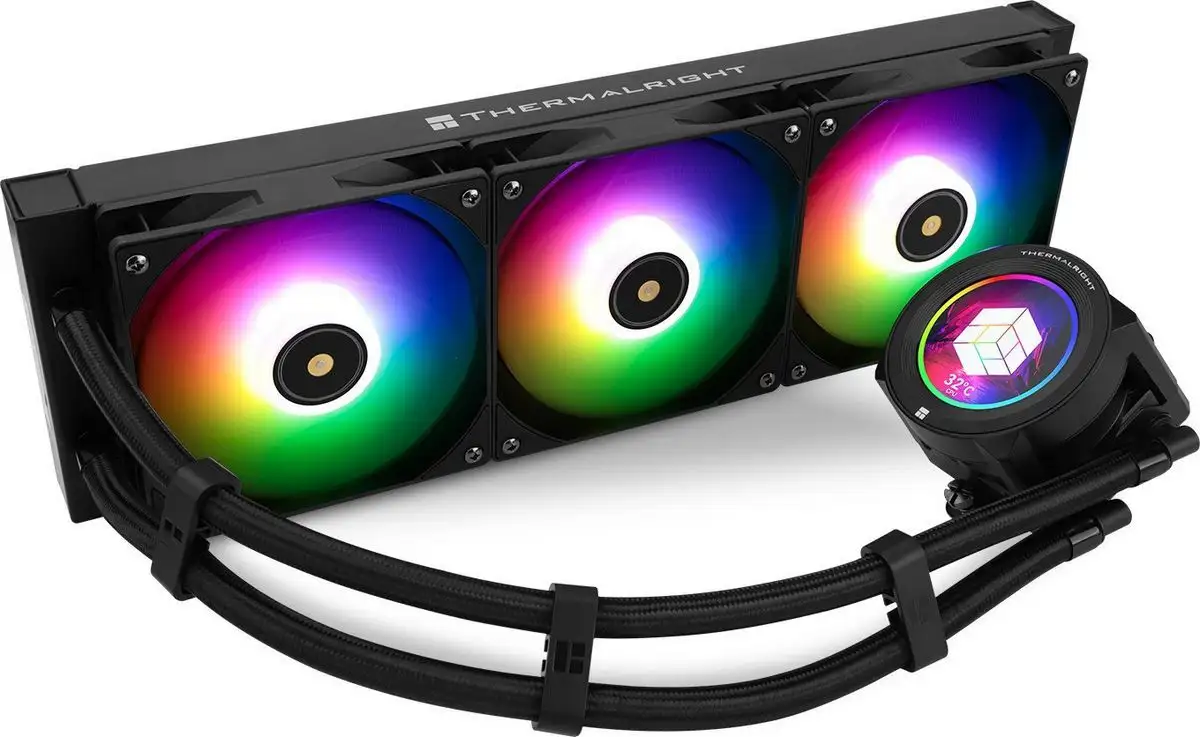 Система жидкостного охлаждения для процессора Thermalright Core Vision 360 ARGB (черный) – фото товара