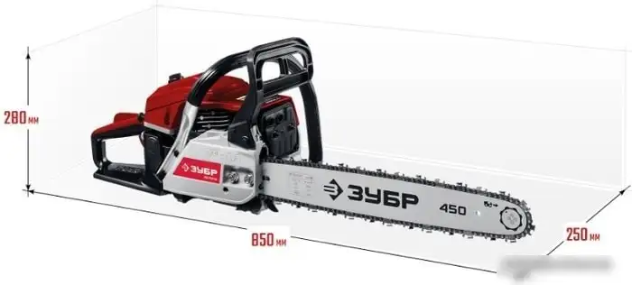 Бензопила ZUBR ПБЦ-М49-45 – фото товара