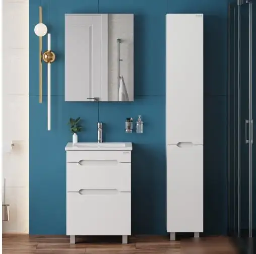 Onika Шкаф-пенал Айленд 30 403081 (белый) – фото товара