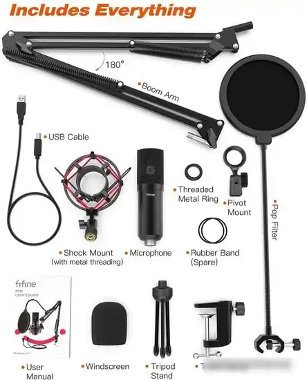 Микрофон FIFINE T732 – фото товара
