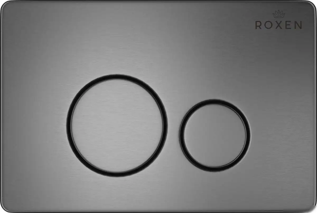 Унитаз подвесной Roxen Vine Tornado в комплекте с инсталляцией StounFix Dual Fresh 6 в 1 979020 (кнопка: оружейная сталь/металл) - фото товара